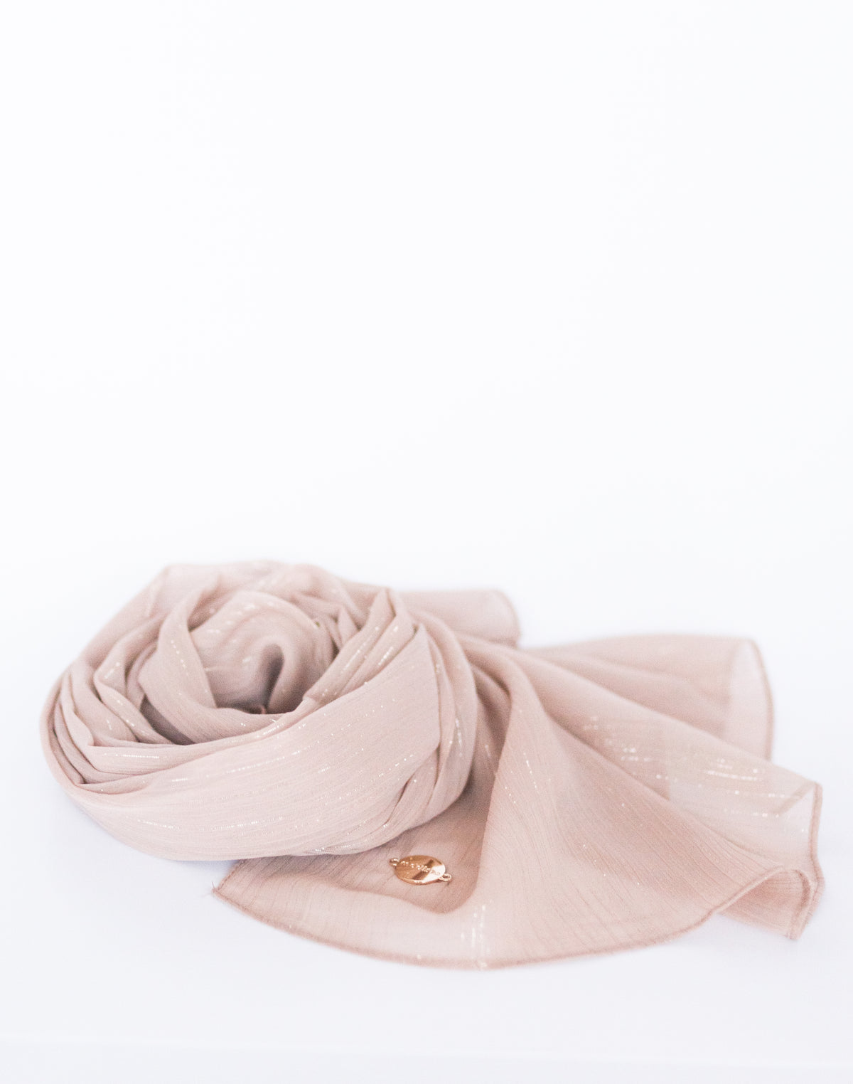 Chiffon Sparkle Hijab - nude