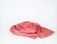 Satin Crinkle Hijab - coral