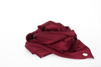 Satin Crinkle Hijab - maroon