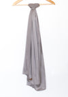 Satin Crinkle Hijab - silver