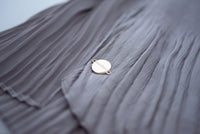 Satin Wavy Hijab - silver