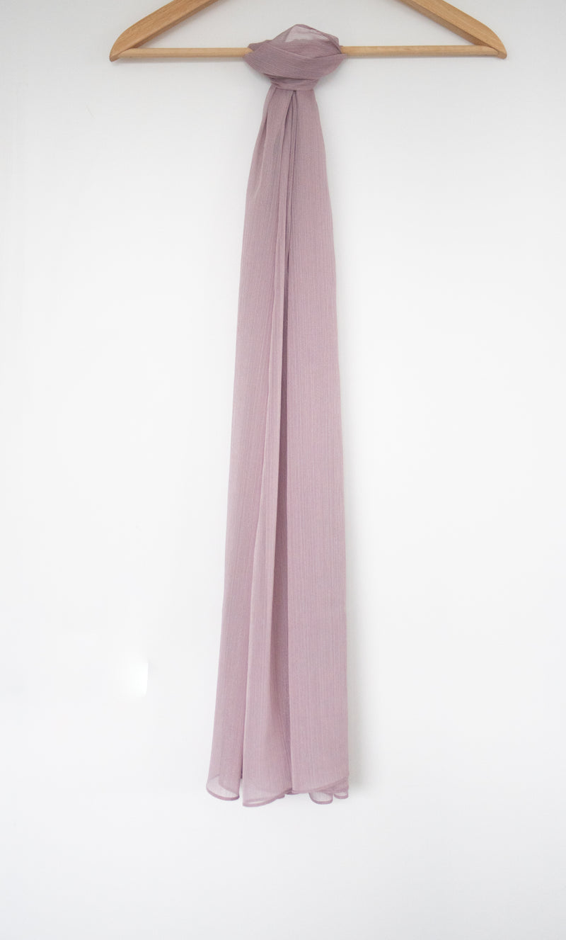 Chiffon Glitter Hijab - Pink