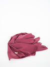 Chiffon Hijab Set With Matching Hijab Cap - fuchsia