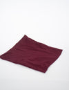 Chiffon Hijab Set With Matching Hijab Cap - maroon