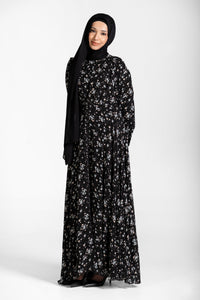 Flowy Chiffon Modest Maxi Dress – Wardah