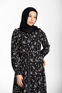Flowy Chiffon Modest Maxi Dress – Wardah