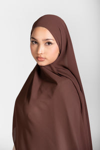 Chiffon Hijab Set With Matching Hijab Cap