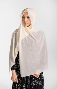 Chiffon Hijab Set With Matching Hijab Cap