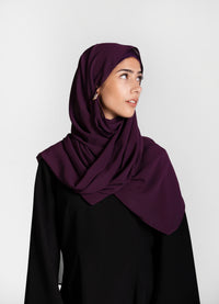 Chiffon Hijab Set With Matching Hijab Cap