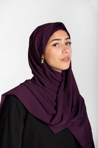 Chiffon Hijab Set With Matching Hijab Cap