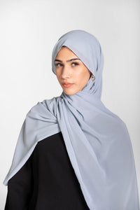 Chiffon Hijab Set With Matching Hijab Cap