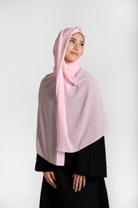 Chiffon Hijab Set With Matching Hijab Cap