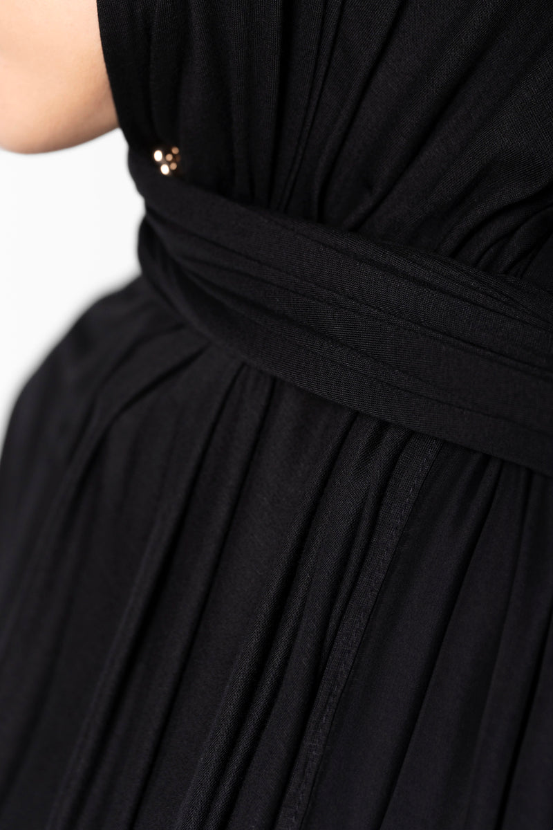 Jersey Hijab - black