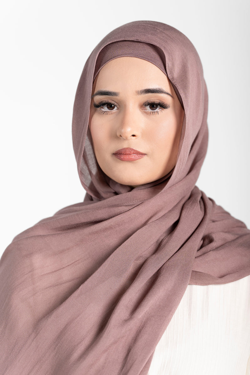 Modal Hijab Set - Mauve