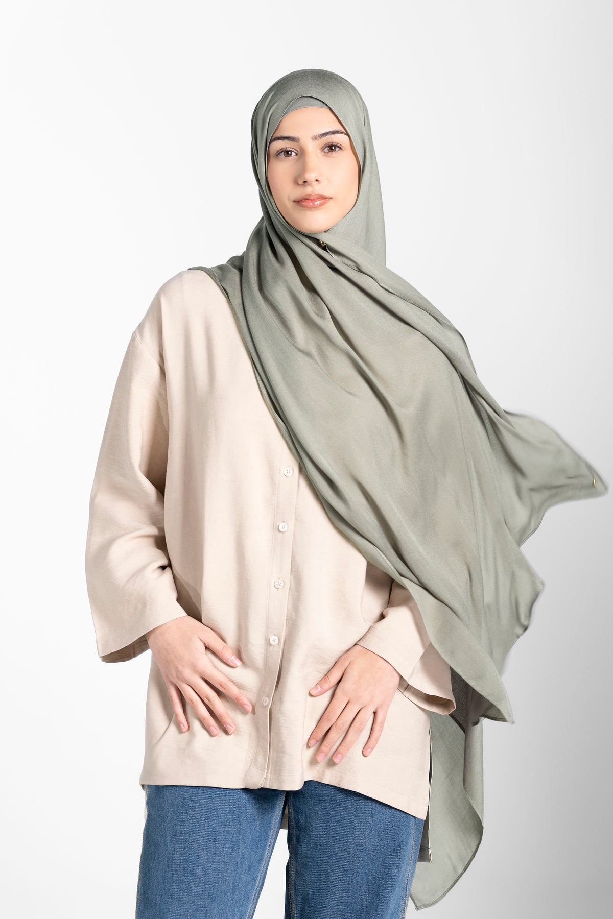 Modal Hijab Set - Sage