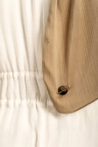 Satin Crinkle Hijab - Bronze Gold