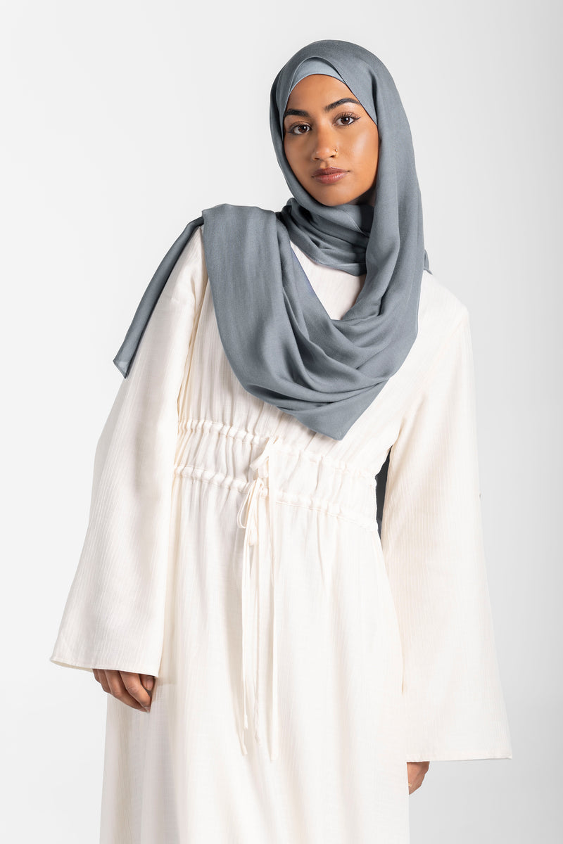 Modal Hijab Set - Denim