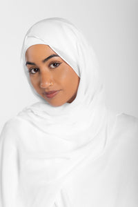 Modal Hijab Set - White