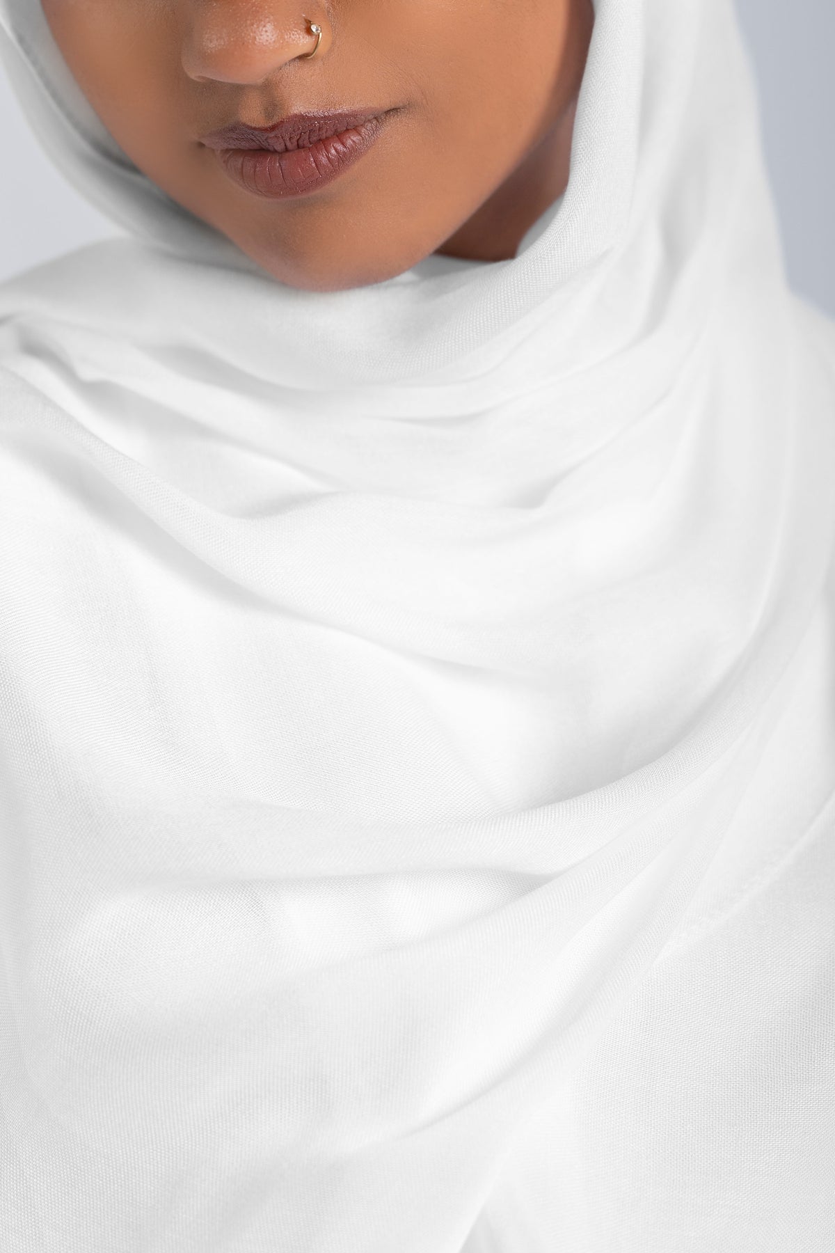 Modal Hijab Set - White