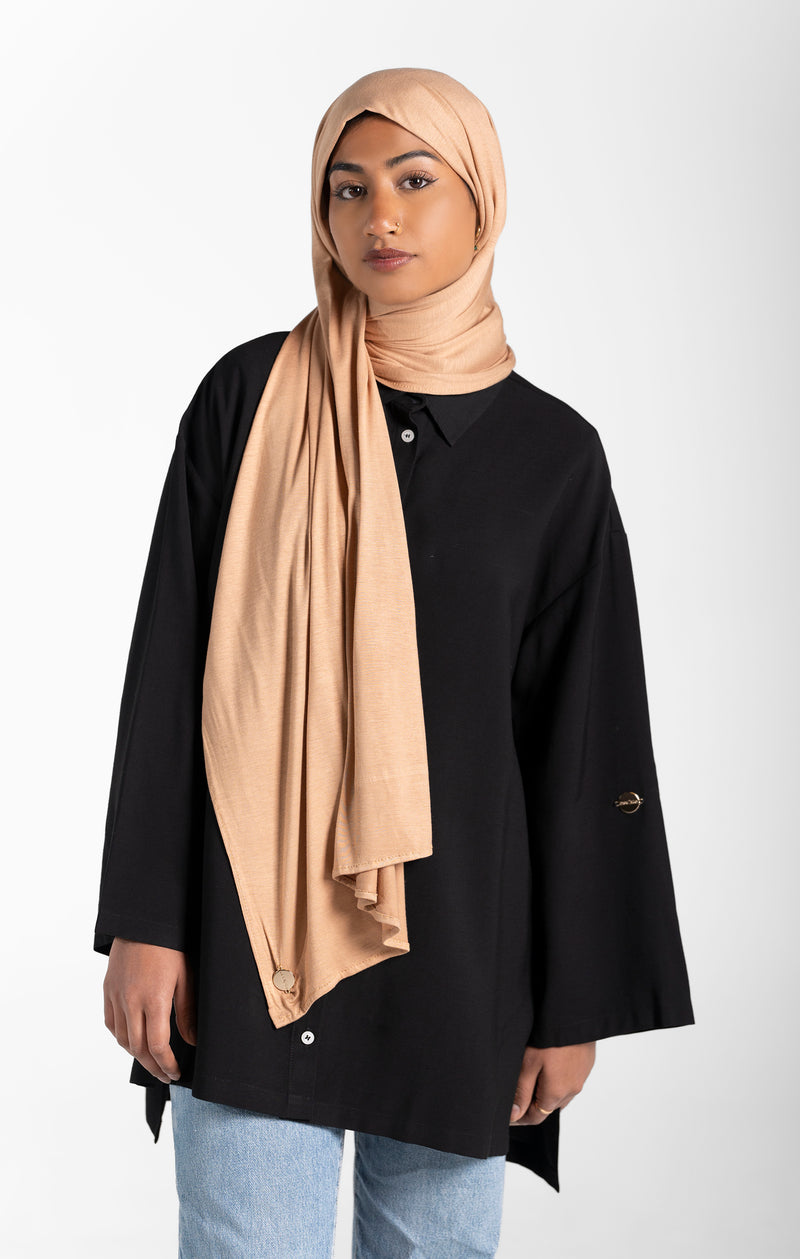 Sciarpa Hijab In Jersey Spesso - Super Elastica E Morbida Per Tutte Le Stagioni - Foto 9