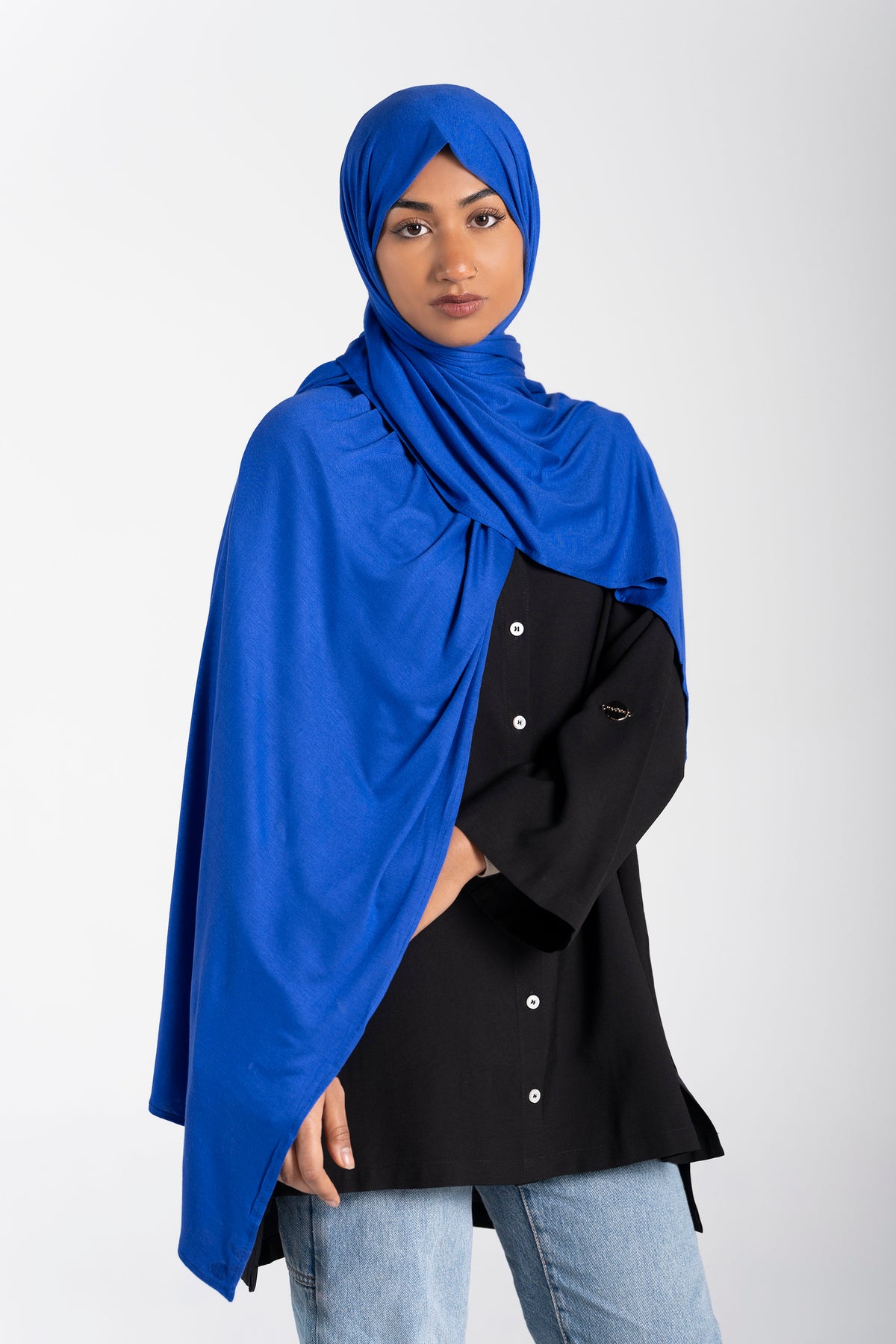 Jersey Hijab - Blue