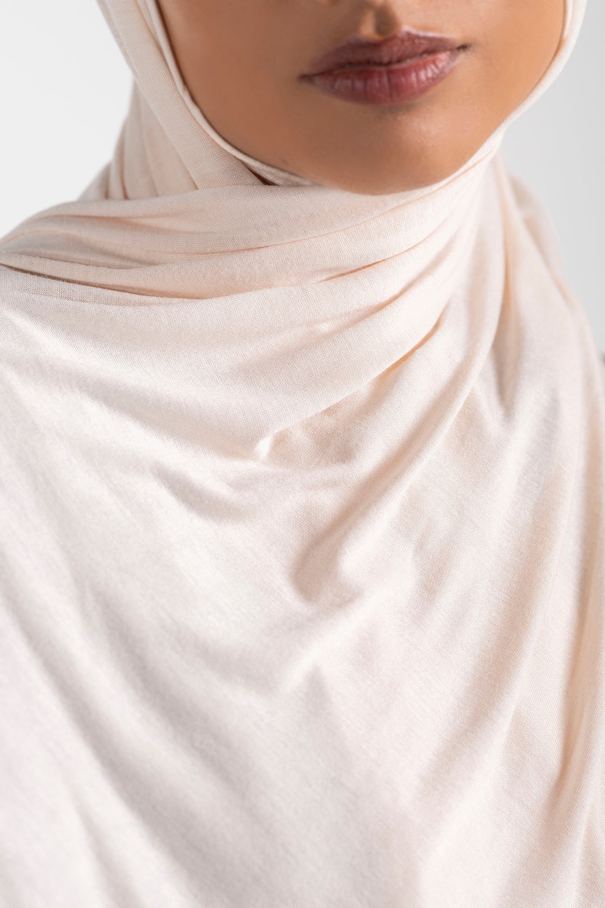 Jersey Hijab - Cream