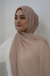 Chiffon Sparkle Hijab - nude