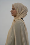 Chiffon Glitter Hijab - Gold