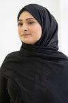 Chiffon Glitter Hijab - Black