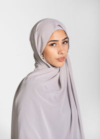 Chiffon Hijab Set With Matching Hijab Cap