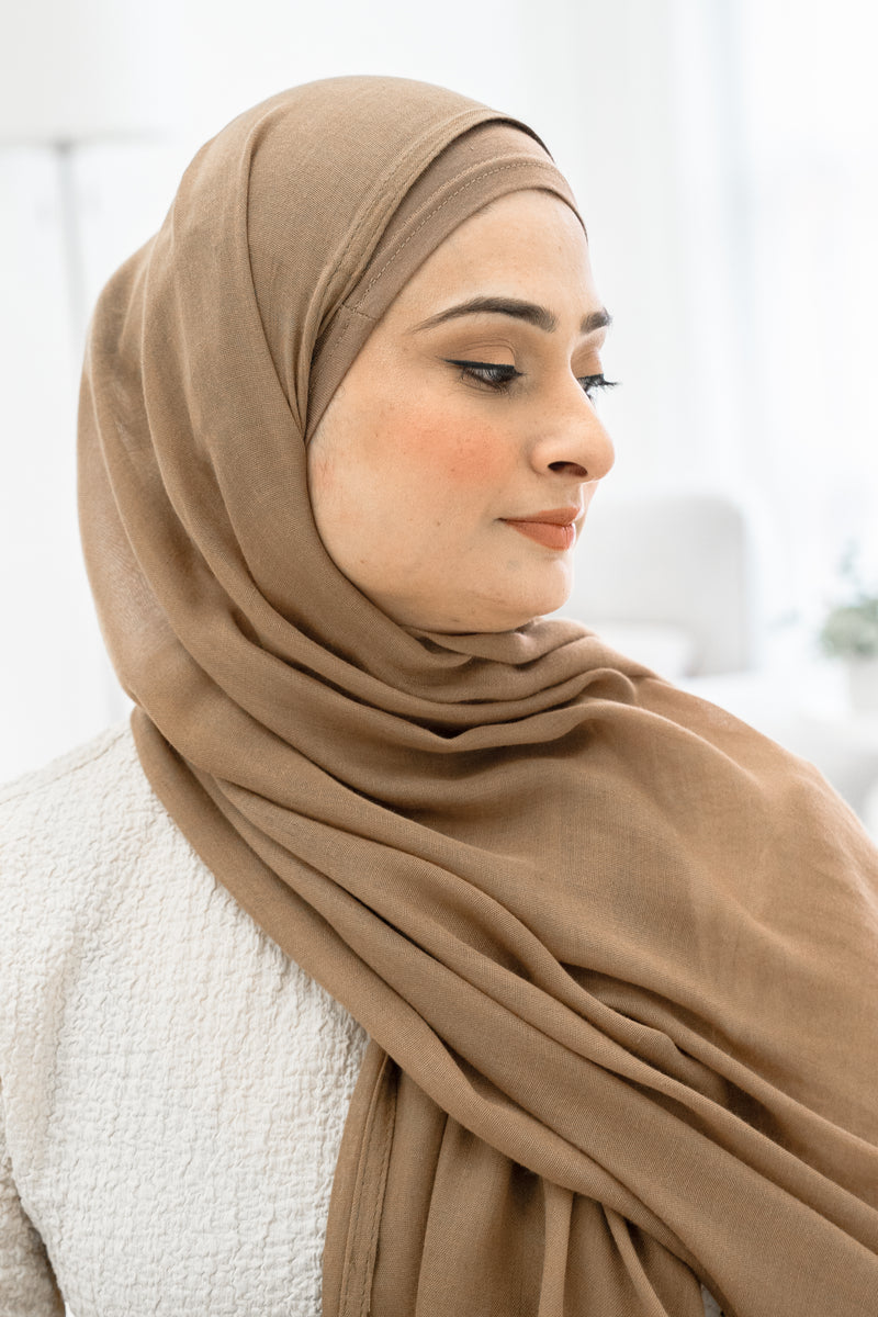 Modal Hijab - Tan