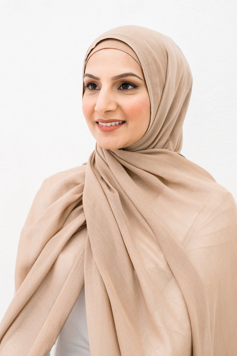 Modal Hijab - Nude