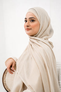 Modal Hijab - Beige