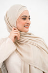 Modal Hijab - Beige