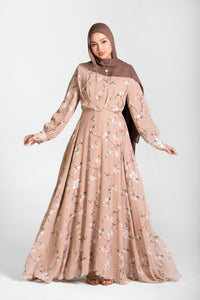 Flowy Chiffon Modest Maxi Dress – Wardah