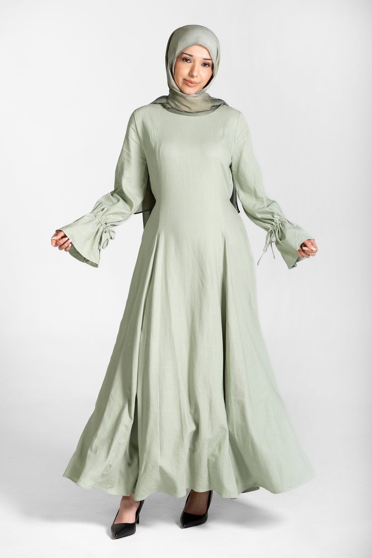 Ayah Linen Dress