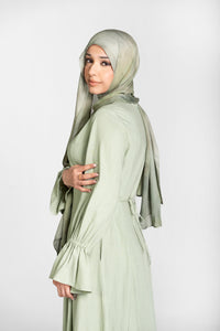 Linen Long-Sleeve Maxi Dress – Ayah
