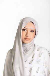 Chiffon Hijab Set With Matching Hijab Cap