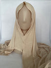 Instant Jersey Hijab - Beige