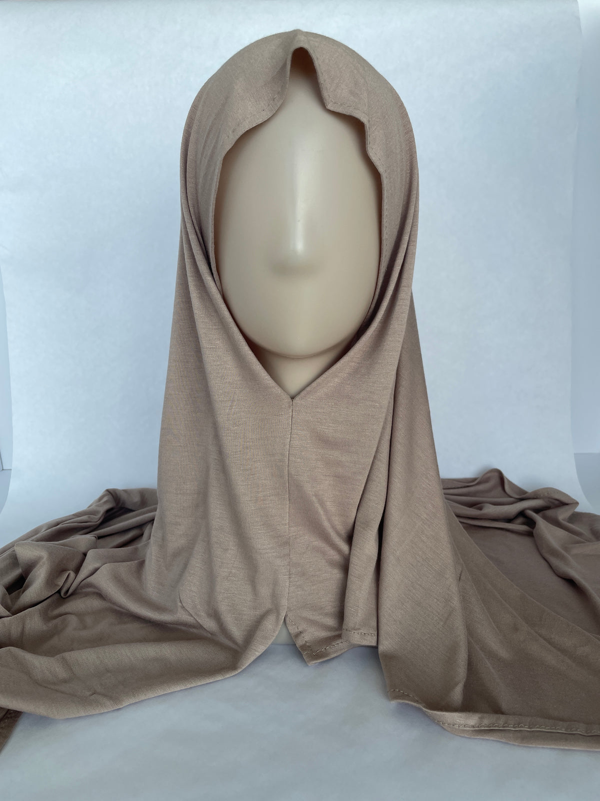 Instant Jersey Hijab - Khaki