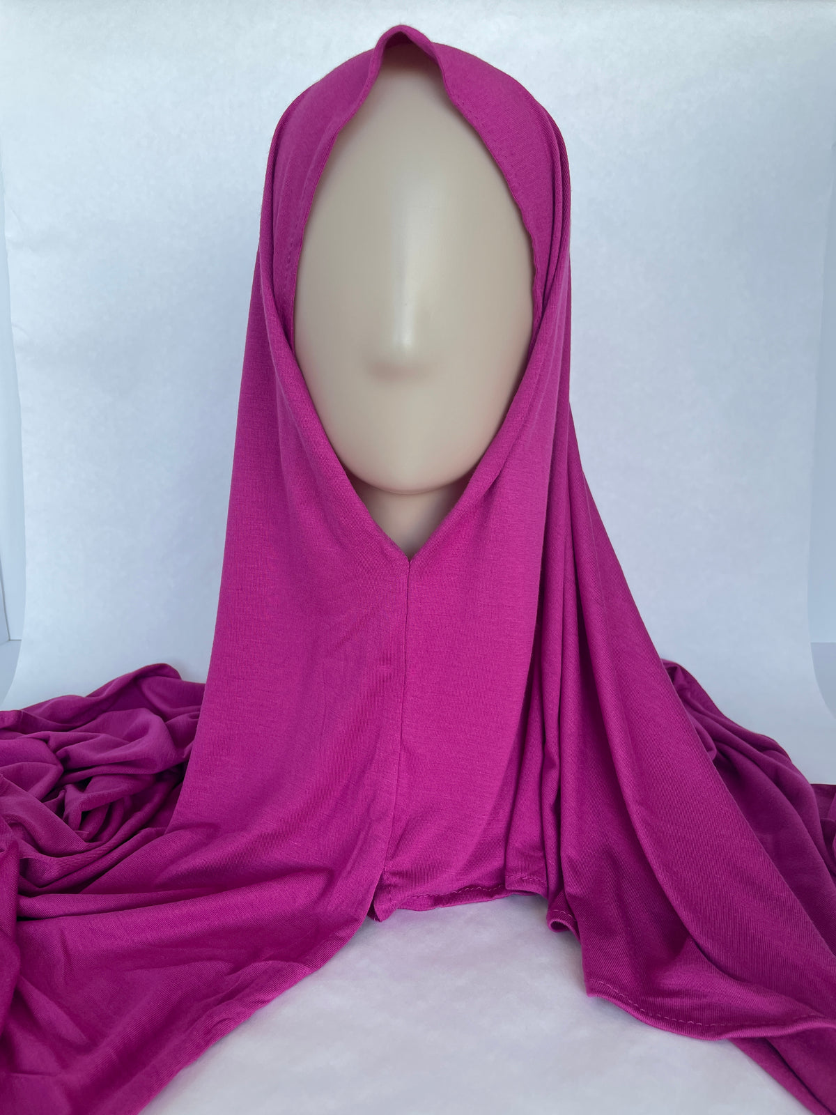 Instant Jersey Hijab - Bright Pink