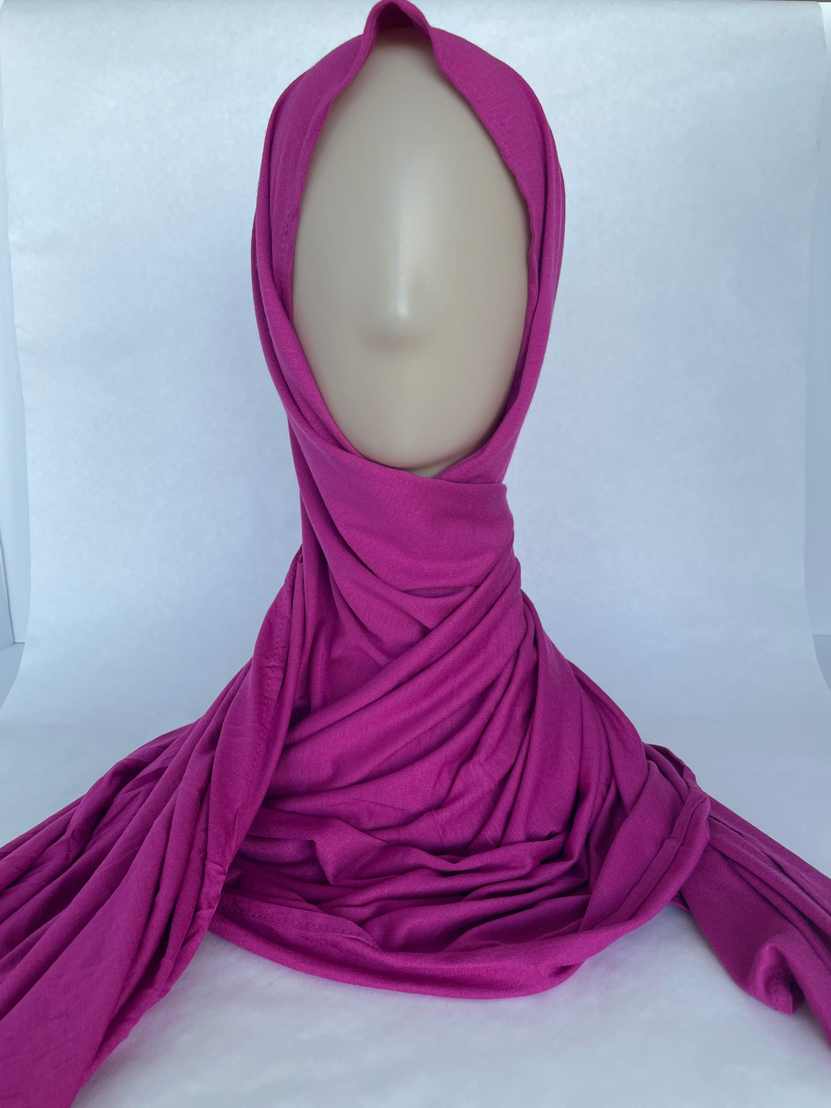 Instant Jersey Hijab - Bright Pink