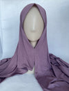 Instant Jersey Hijab - Lavender Purple