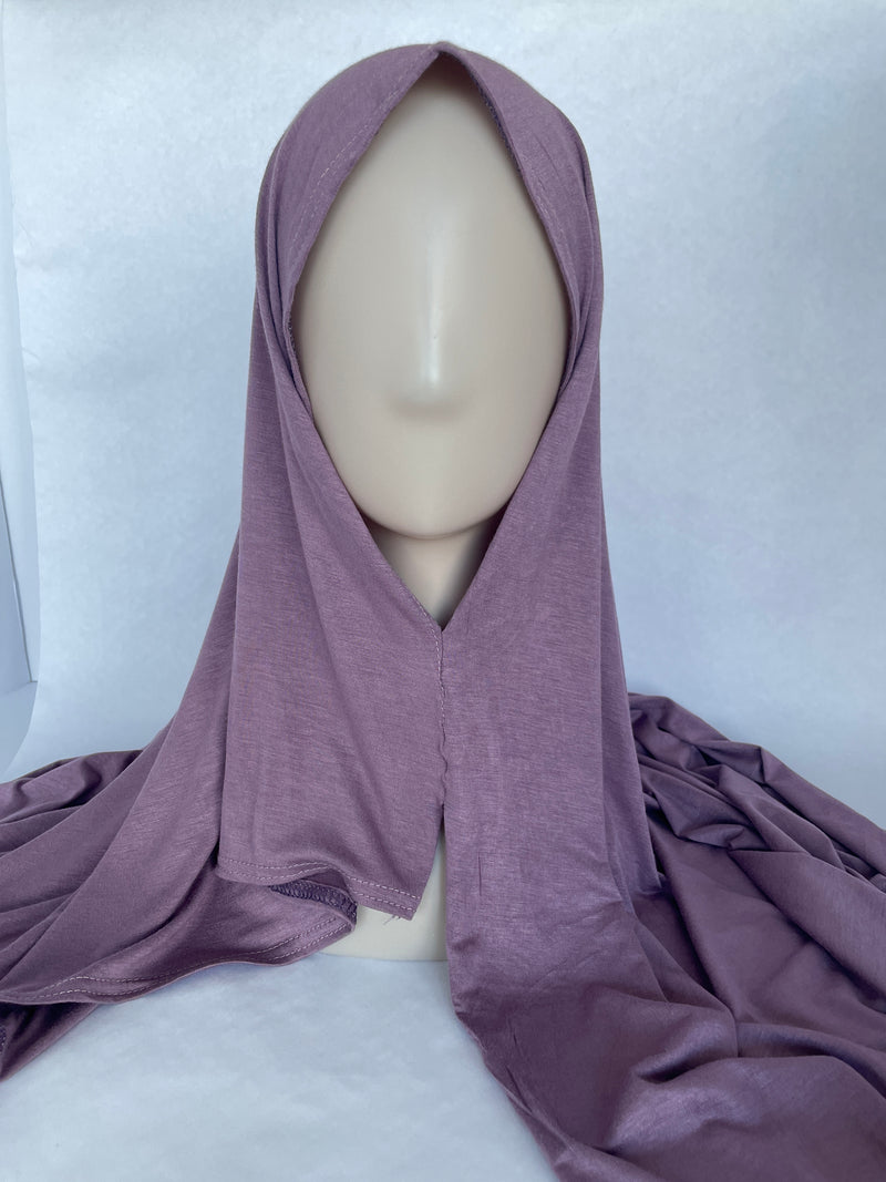 Instant Jersey Hijab - Lavender Purple