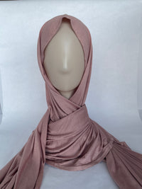 Instant Jersey Hijab - Blush Pink