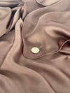 Satin Crinkle Hijab - Rust