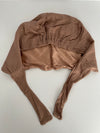 Bonnet - Tie Back - Dark Khaki