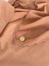 Chiffon Scallop - Dark Peach