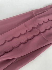 Chiffon Scallop - Rose Dark