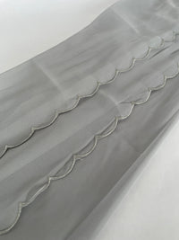 Chiffon Scallop - Grey